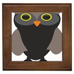 Sowa Owls Bird Wild Birds Pen Framed Tiles Front