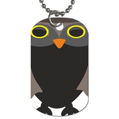 Sowa Owls Bird Wild Birds Pen Dog Tag (two Sides) by Sapixe