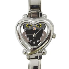 Sowa Owls Bird Wild Birds Pen Heart Italian Charm Watch by Sapixe