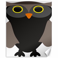 Sowa Owls Bird Wild Birds Pen Canvas 16  X 20   by Sapixe