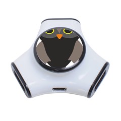 Sowa Owls Bird Wild Birds Pen 3-port Usb Hub by Sapixe