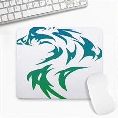 Wolf Dog Fox Animal Pet Vector Large Mousepads by Sapixe