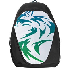 Wolf Dog Fox Animal Pet Vector Backpack Bag by Sapixe