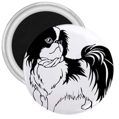 Animal Canine Dog Japanese Chin 3  Magnets