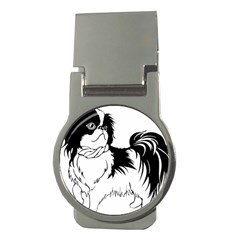 Animal Canine Dog Japanese Chin Money Clips (round)  by Sapixe