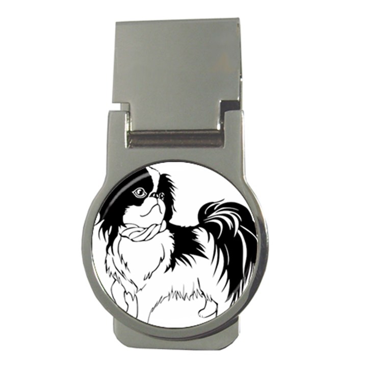 Animal Canine Dog Japanese Chin Money Clips (Round) 