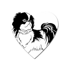 Animal Canine Dog Japanese Chin Heart Magnet