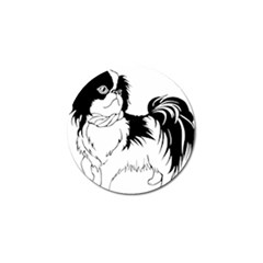 Animal Canine Dog Japanese Chin Golf Ball Marker (4 Pack) by Sapixe