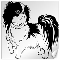 Animal Canine Dog Japanese Chin Canvas 12  X 12   by Sapixe