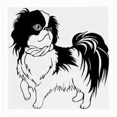 Animal Canine Dog Japanese Chin Medium Glasses Cloth (2-side) by Sapixe