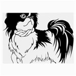 Animal Canine Dog Japanese Chin Large Glasses Cloth Front