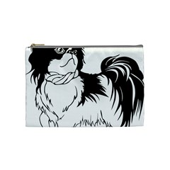 Animal Canine Dog Japanese Chin Cosmetic Bag (medium)  by Sapixe