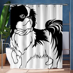 Animal Canine Dog Japanese Chin Shower Curtain 60  X 72  (medium)  by Sapixe