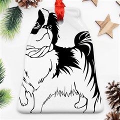 Animal Canine Dog Japanese Chin Bell Ornament (two Sides) by Sapixe