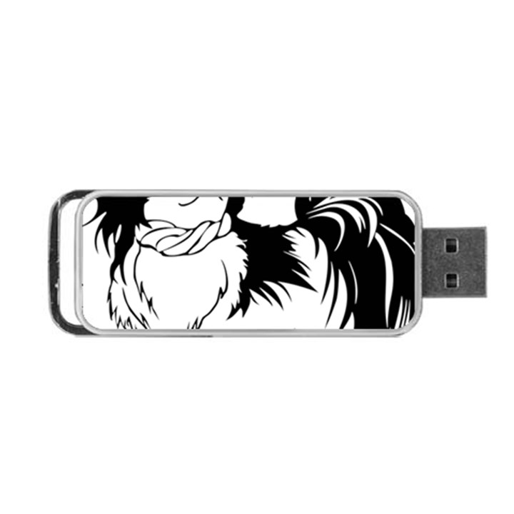 Animal Canine Dog Japanese Chin Portable USB Flash (One Side)