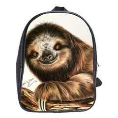 Sloth Smiles School Bag (large)