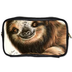 Sloth Smiles Toiletries Bags by ArtByThree