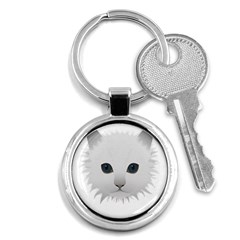 Cat Animal Pet Kitty Cats Kitten Key Chains (round)  by Sapixe