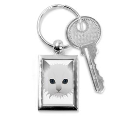 Cat Animal Pet Kitty Cats Kitten Key Chains (rectangle)  by Sapixe