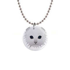 Cat Animal Pet Kitty Cats Kitten Button Necklaces by Sapixe