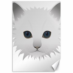 Cat Animal Pet Kitty Cats Kitten Canvas 12  X 18   by Sapixe