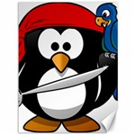 Penguin Pirate Tux Animal Bandana Canvas 36  x 48   35.26 x46.15  Canvas - 1