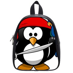 Penguin Pirate Tux Animal Bandana School Bag (small) by Sapixe