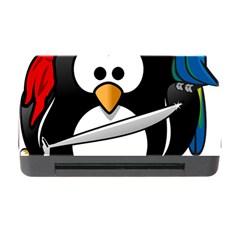 Penguin Pirate Tux Animal Bandana Memory Card Reader With Cf by Sapixe