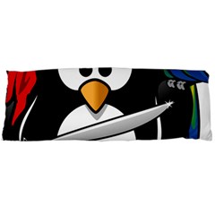 Penguin Pirate Tux Animal Bandana Body Pillow Case (dakimakura) by Sapixe