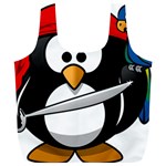 Penguin Pirate Tux Animal Bandana Full Print Recycle Bags (L)  Front