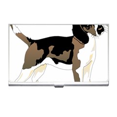 Black White Dog Beagle Pet Animal Business Card Holders by Sapixe