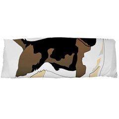 Black White Dog Beagle Pet Animal Body Pillow Case Dakimakura (two Sides) by Sapixe