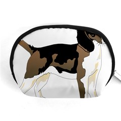 Black White Dog Beagle Pet Animal Accessory Pouches (medium)  by Sapixe