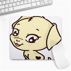 Doggy Dog Puppy Animal Pet Figure Large Mousepads by Sapixe