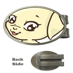 Doggy Dog Puppy Animal Pet Figure Money Clips (oval)  by Sapixe