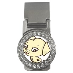 Doggy Dog Puppy Animal Pet Figure Money Clips (cz)  by Sapixe