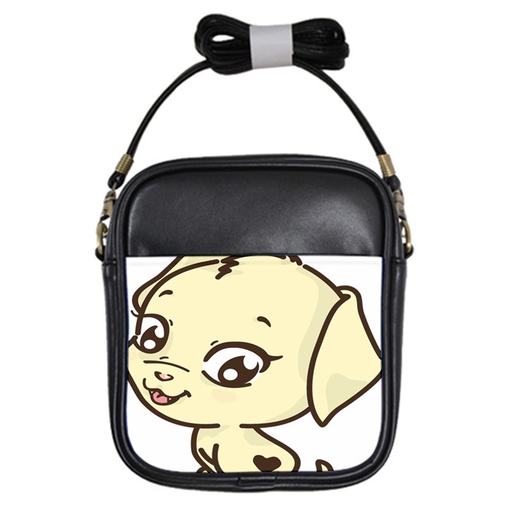 Doggy Dog Puppy Animal Pet Figure Girls Sling Bags