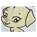 Doggy Dog Puppy Animal Pet Figure Cosmetic Bag (XXL)  Back