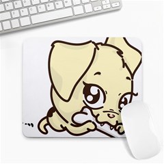 Doggy Dog Puppy Animal Pet Figure Large Mousepads by Sapixe