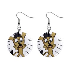 Animal Canine Cartoon Dog Pet Mini Button Earrings by Sapixe