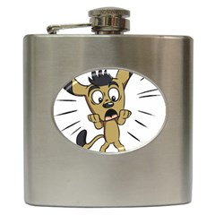 Animal Canine Cartoon Dog Pet Hip Flask (6 Oz) by Sapixe