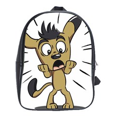 Animal Canine Cartoon Dog Pet School Bag (large) by Sapixe