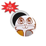 Animal Cat Feline Kitten Pet 1.75  Magnets (10 pack)  Front