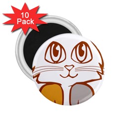 Animal Cat Feline Kitten Pet 2 25  Magnets (10 Pack)  by Sapixe