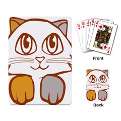 Animal Cat Feline Kitten Pet Playing Card by Sapixe