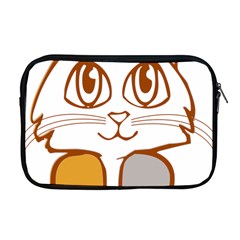 Animal Cat Feline Kitten Pet Apple Macbook Pro 17  Zipper Case by Sapixe