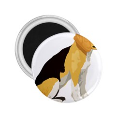 Black Yellow Dog Beagle Pet 2 25  Magnets by Sapixe