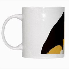 Black Yellow Dog Beagle Pet White Mugs by Sapixe