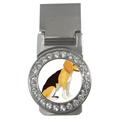 Black Yellow Dog Beagle Pet Money Clips (cz)  by Sapixe