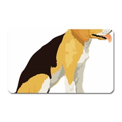 Black Yellow Dog Beagle Pet Magnet (rectangular) by Sapixe